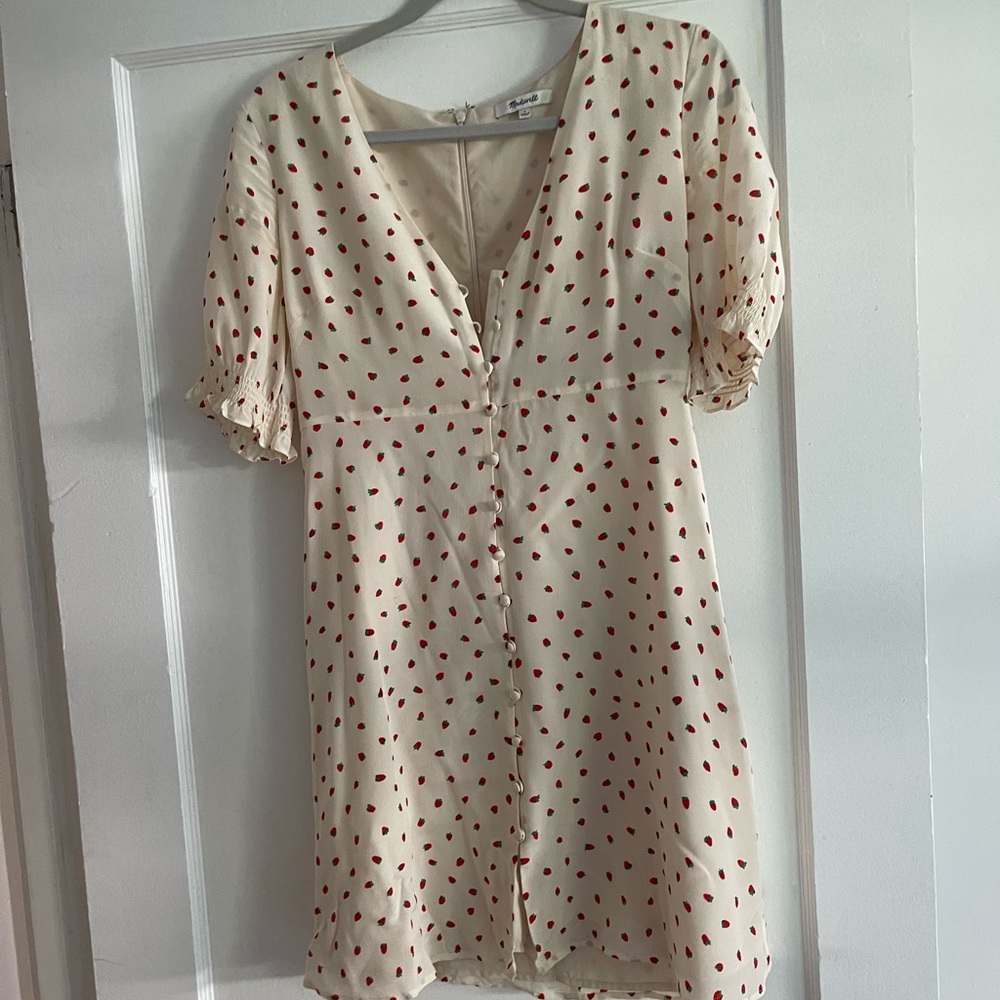 Madewell strawberry dress